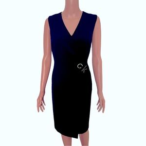 CALVIN KLEIN navy blue dress.